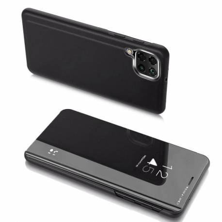 Clear View Case Futerał Etui Z Klapką Samsung Galaxy A22 5G Czarny