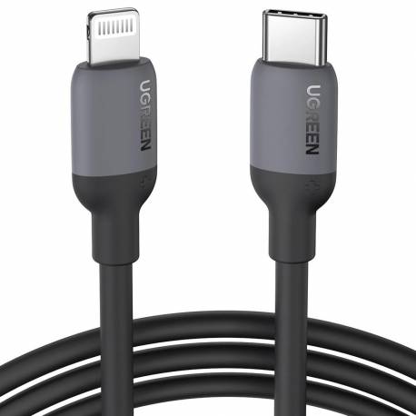 Kabel Ugreen Us387 Lightning - Usb-C Mfi Pd 20W 480Mb/s 1M - Czarny