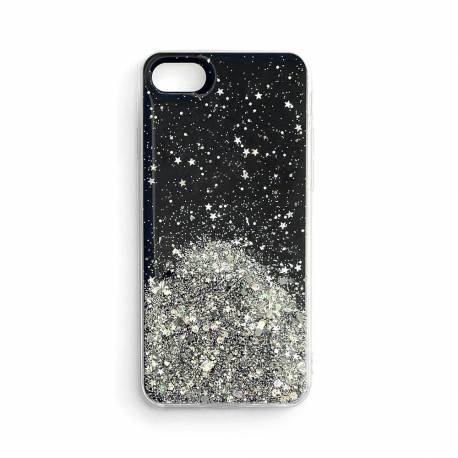 Wozinsky Star Glitter Błyszczące Etui Pokrowiec Z Brokatem Xiaomi Redmi K40 Pro+ / K40 Pro / K40 / Poco F3 Czarny