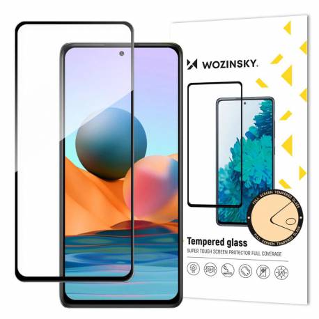 Wozinsky Super Wytrzymałe Szkło Hartowane Full Glue Na Cały Ekran Z Ramką Case Friendly Xiaomi Redmi Note 12 Pro+ / Note 12 Pro 