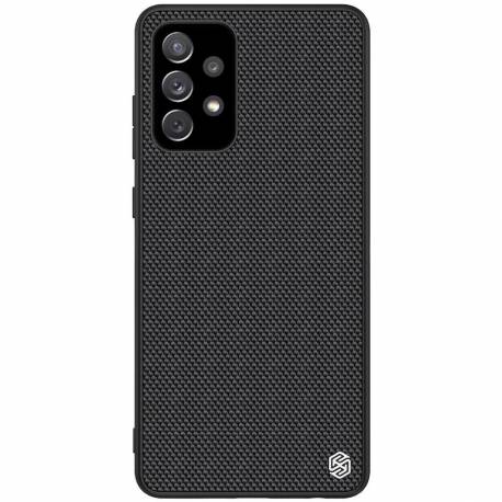 Nillkin Textured Case Wytrzymałe Wzmocnione Etui Z Żelową Ramką I Nylonem Na Tyle Samsung Galaxy A72 4G Czarny
