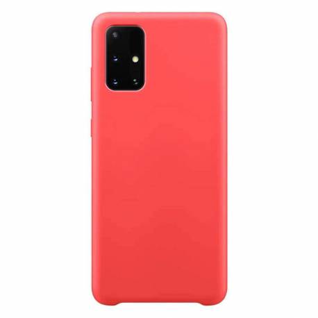 Silicone Case Elastyczne Silikonowe Etui Pokrowiec Samsung Galaxy A72 4G Czerwony