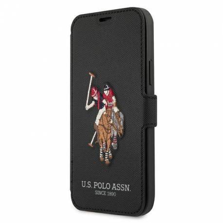 Etui U.s. Polo Assn. Embroidery Collection Na Iphone 12 Mini - Czarne