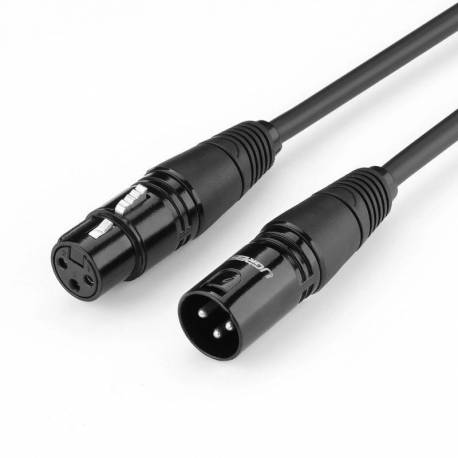 Ugreen Przedłużacz Kabel Audio Przewód Mikrofonowy Do Mikrofonu Xlr (Żeński) - Xlr (Męski) 3 M (Av130)