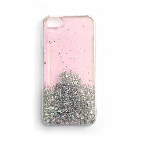 Wozinsky Star Glitter Błyszczące Etui Pokrowiec Z Brokatem Samsung Galaxy M51 Różowy