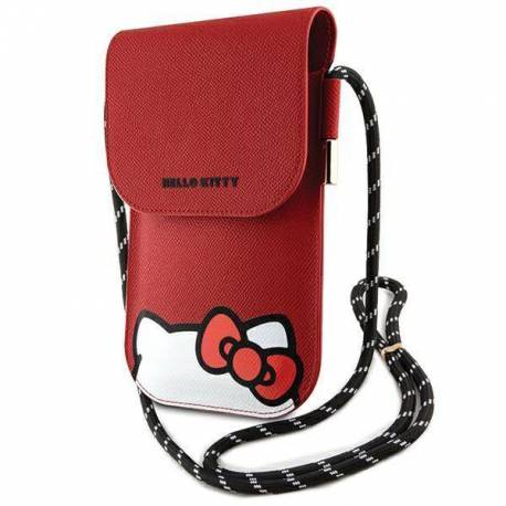 Torebka Hello Kitty Leather Hiding Kitty Cord - Czerwona