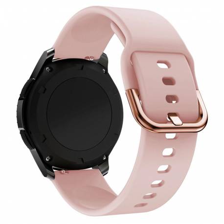 Silicone Strap Tys Opaska Do Smartwatcha Zegarka Uniwersalna 20Mm Różowy