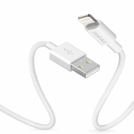 Dudao Przewód Kabel Usb / Lightning 3A 1M Biały (L1L White)