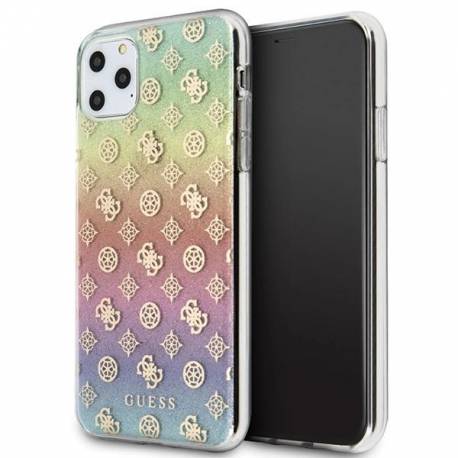Etui Guess Iridescent 4G Peony Na Iphone 11 Pro Max - Wielokolorowe