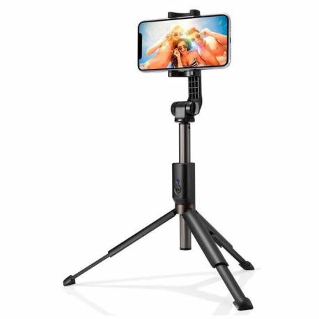 Selfie Stick Spigen S540W Bluetooth Z Tripodem - Czarny