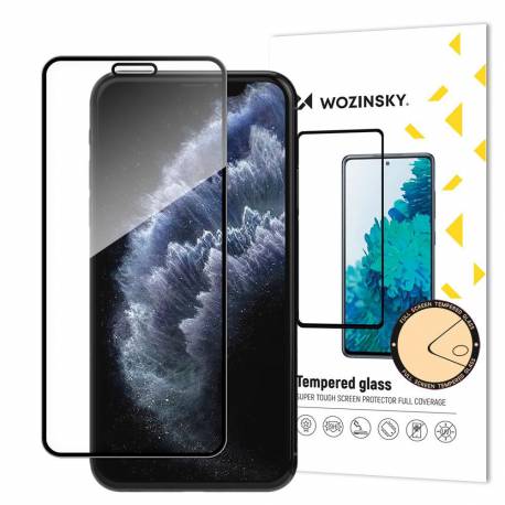 Wozinsky Super Wytrzymałe Szkło Hartowane Full Glue Na Cały Ekran Z Ramką Case Friendly Apple Iphone 11 Pro / Iphone Xs / Iphone