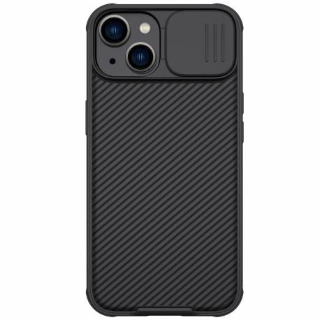 Nillkin CamShield Pro Magnetic Case etui iPhone 14 Plus pokrowiec osłona na aparat kamerę czarny (z MagSafe)