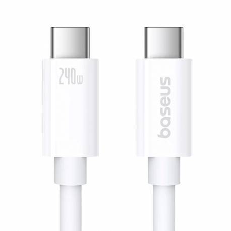 Kabel Baseus Cb000068 Usb-C - Usb-C 240W Pd 8K 60Hz 1M - Biały