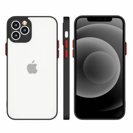 Milky Case silikonowe elastyczne półprzezroczyste etui do Xiaomi Redmi 10X 4G / Xiaomi Redmi Note 9 czarny