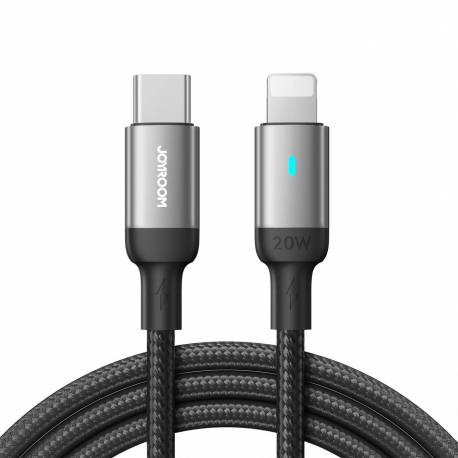 Joyroom kabel USB C - Lightning 20W A10 Series 1,2 m czarny (S-CL020A10)