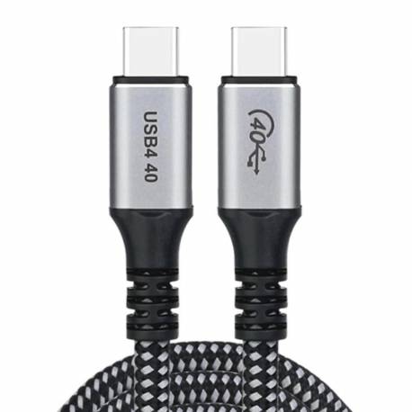 Kabel Usb-C - Usb-C Choetech Xcc-1040 240W 8K 60Hz 1,2M - Czarny