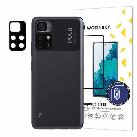 Wozinsky Full Camera Glass szkło hartowane 9H na cały aparat kamerę Xiaomi Poco M4 Pro 5G