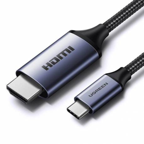 Kabel Usb C - Hdmi 2.1 8K 60Hz 1.5M Ugreen Cm565 - Szary