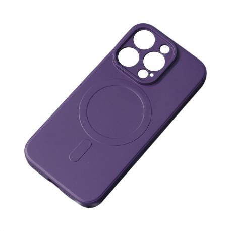 Silikonowe Etui Kompatybilne Z Magsafe Do Iphone 15 Pro Silicone Case - Fioletowe