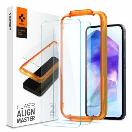 Spigen Glass Tr Alignmaster 2 Pack - Samsung Galaxy A55