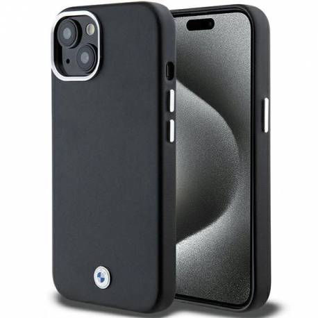 Etui Bmw Signature Wrapped Metal Magsafe Na Iphone 15 Plus / 14 Plus - Czarne