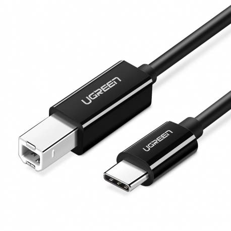 Kabel Ugreen Us241 Usb-C 2.0 - Usb-B 1 M - Czarny