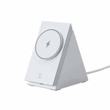 Stacja Ładująca Indukcyjna 3W1 Choetech T600 15W - Biała