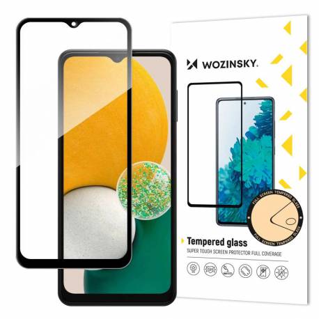 Wozinsky super wytrzymałe szkło hartowane Full Glue na cały ekran z ramką Case Friendly Samsung Galaxy A13 5G czarny
