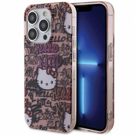 Etui Hello Kitty Iml Tags Graffiti Na Iphone 14 Pro Max - Różowe