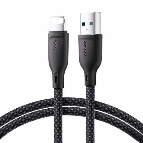 Kabel Joyroom Multi-Color Series Sa34-Al3 Usb-A / Lightning 3A 1M - Czarny