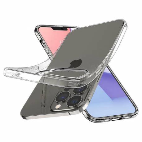 Spigen Liquid Crystal etui pokrowiec do iPhone 13 Pro cienka żelowa obudowa przezroczysty