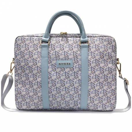 Torba Guess Gcube Stripes Na Laptopa 16'' - Niebieska