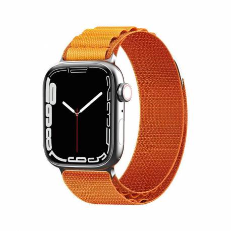 Pasek Ze Stalową Sprzączką Alpine Do Apple Watch 42/44/45/49 Mm - Pomarańczowy