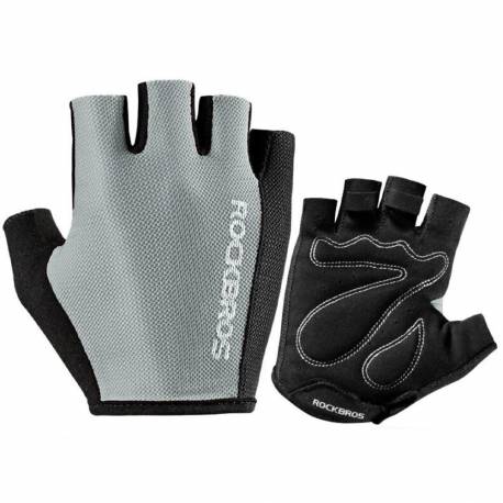Rękawiczki Rowerowe Rockbros S099Gr Rozmiar M - Szare