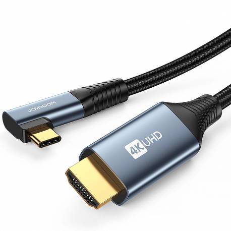 Kabel Usb-C - Hdmi Joyroom Sy-20C1 Kątowy 4K 60Hz 2M – Szary