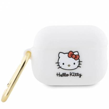 Etui Hello Kitty Silicone 3D Kitty Head Na Airpods Pro 2 (2022/2023) - Białe