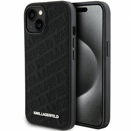 Etui Karl Lagerfeld Quilted K Pattern Na Iphone 15 Plus / 14 Plus - Czarne