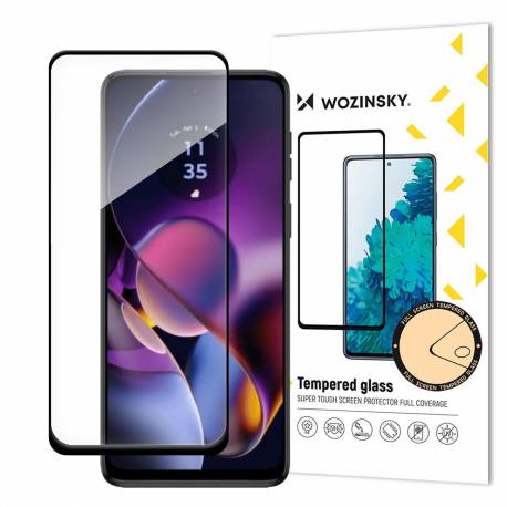 Szkło Hartowane Wozinsky Tempered Glass Full Glue Do Motorola Moto G54 Na Cały Ekran Z Ramką - Czarny