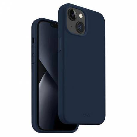 UNIQ etui Lino iPhone 14 Plus 6,7" niebieski/marine blue