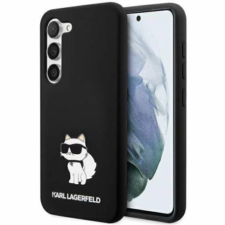 Etui Karl Lagerfeld Silicone Choupette Na Samsung Galaxy S24+ - Czarne