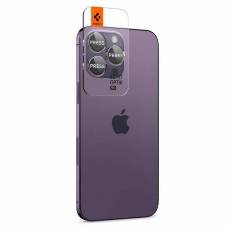 OSŁONA APARATU SPIGEN OPTIK.TR ”EZ FIT” CAMERA PROTECTOR 2-PACK IPHONE 14 PRO / 14 PRO MAX DEEP PURPLE