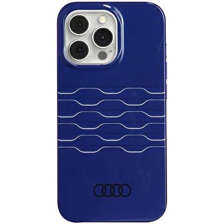 Etui Audi Iml Magsafe Na Iphone 13 Pro Max - Niebieskie