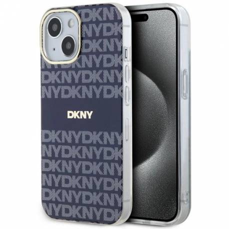 Etui Dkny Iml Mono & Stripe Magsafe Na Iphone 15 / 14 / 13 - Niebieskie