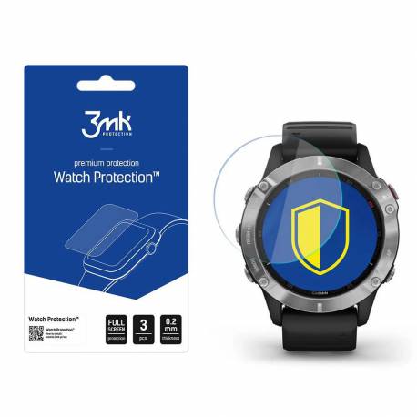 Garmin Fenix 6 - 3mk Watch Protection™ v. FlexibleGlass Lite