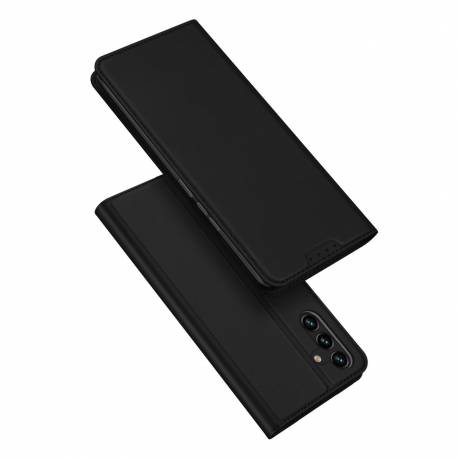Dux Ducis Skin Pro Etui Samsung Galaxy A14 4G / 5G Pokrowiec Z Klapką Portfel Na Kartę Podstawka Czarne