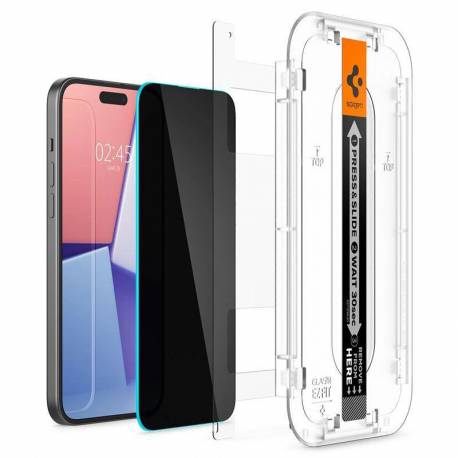 Szkło Hartowane Spigen Glas.tr ”Ez Fit” Iphone 15 Plus Privacy