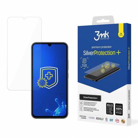 Folia Samsung Galaxy A34 5G antybakteryjna na ekran dla graczy z serii 3mk Silver Protection+