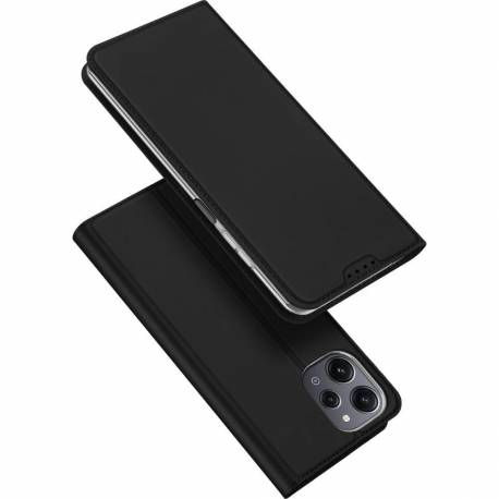 Etui Z Ekoskóry Dux Ducis Skin Pro Do Xiaomi Poco M6 Pro/redmi 12/redmi 12R - Czarne