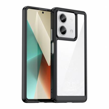 Etui Outer Space Case Z Żelową Ramką Do Xiaomi Redmi Note 13 5G - Czarne