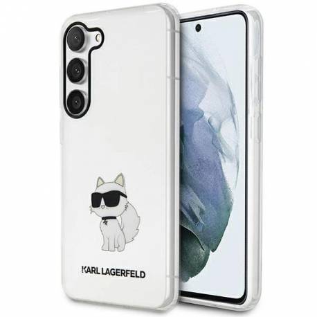Etui Karl Lagerfeld Ikonik Choupette Na Samsung Galaxy S23 - Przezroczyste